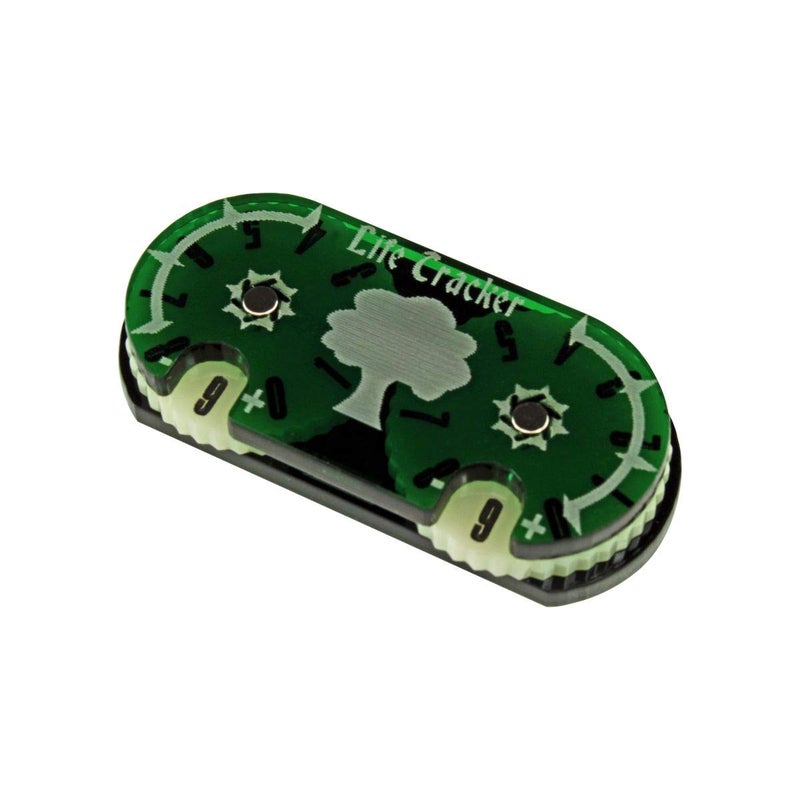 LITKO Life Counter Wheel | Health Point Tracker Dial | Victory Points Wheel | 0-99 | Compatible with Magic: The Gathering | Tabletop Games | Collectible Card Games | Living Card Games | Forest (Green) - Image 1